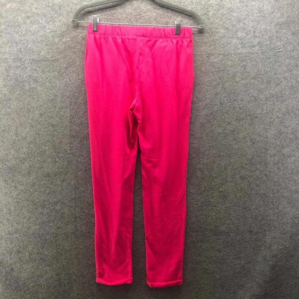 The Childrens Place Girls 10/12 Pink‎ Jogger Pants Lightweight Cotton Barbie